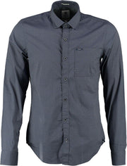 Garcia blauw grijs slim fit stretch overhemd - Maat S