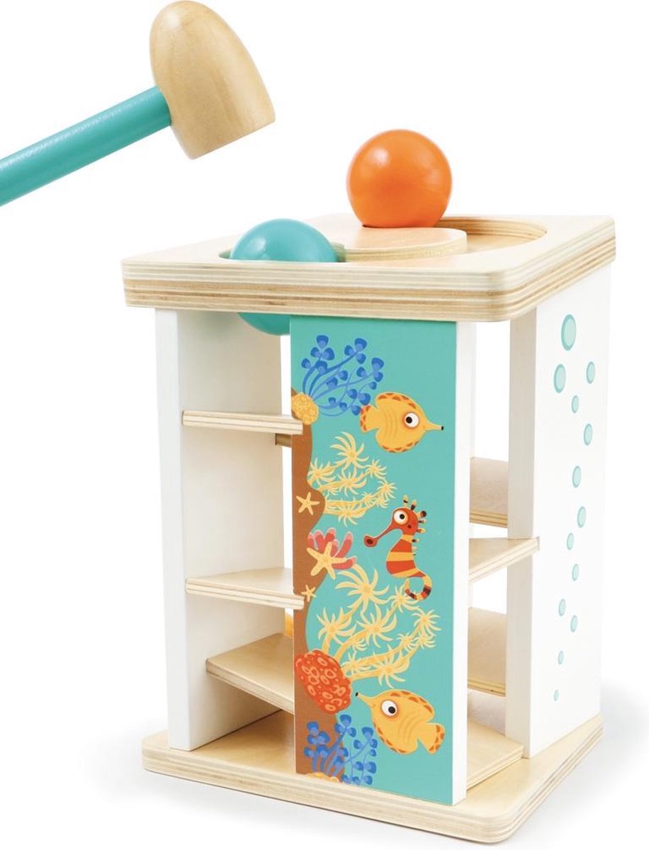 Scratch Toc Toc Toren Zeedieren Blauw