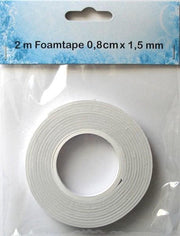 Nellie Snellen 9.03.11.014 foamtape voor 3D - 2 m. tape van 0