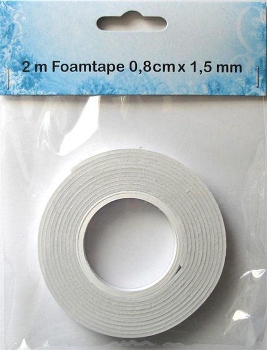 Nellie Snellen 9.03.11.014 foamtape voor 3D - 2 m. tape van 0
