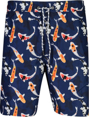 Snapper Rock - UV Boardshorts voor heren - Don't be Koy - Navyblauw - maat M