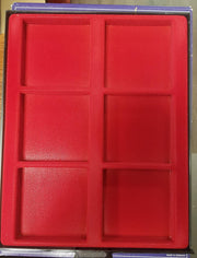 Lindner muntencassette D-BOX voor 6 grote munten of medailles