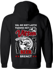 Val me niet lastig tijdens het vissen