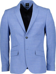 City Line By Nils Colbert - Slim Fit - Blauw - 48
