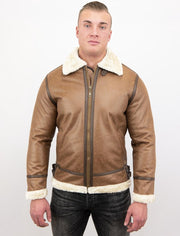 TONY BACKER Lammy Coat - Shearling jacket - Bruin - Maat: S