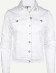 Steppin' Out Vrouwen Penny Jacket Wit Katoen Maat: 38