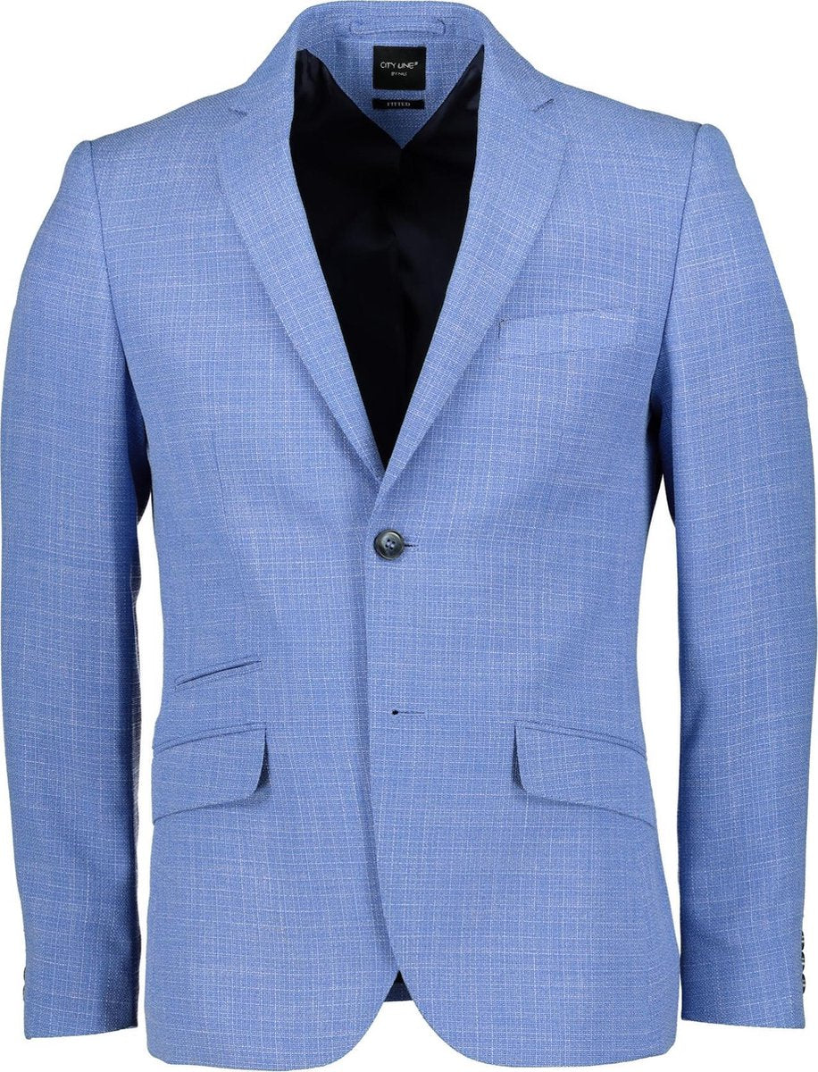 City Line By Nils Colbert - Slim Fit - Blauw - 49