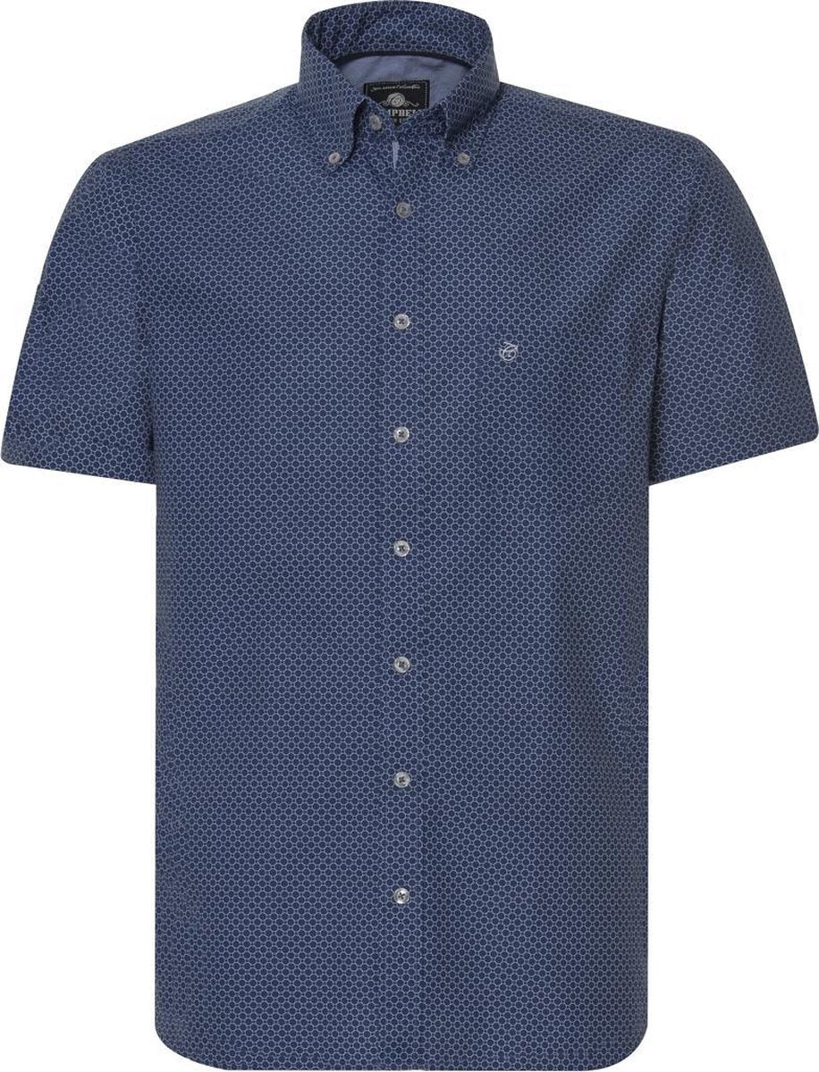 Campbell Classic Casual Overhemd Heren korte mouw