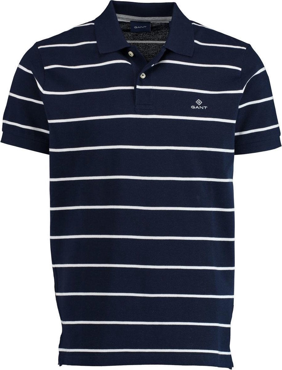 Gant Polo Donkerblauwe Streep RF 2022000/433