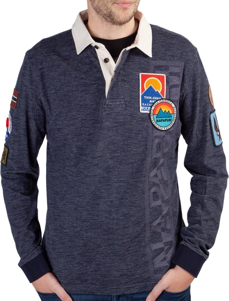 Napapijri ® Polo Sweatshirt Badges