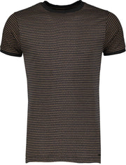 D-strezzed T-shirt - Slim Fit - Zwart - M