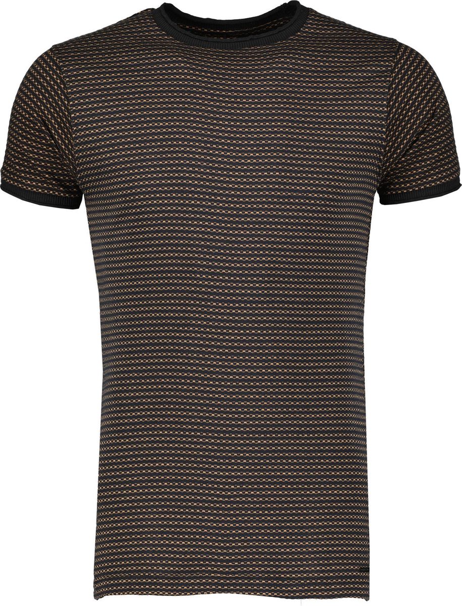 D-strezzed T-shirt - Slim Fit - Zwart - M