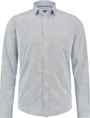 Haze&Finn Overhemd Print Wit (MC13-0100-03 - WhiteKubed)