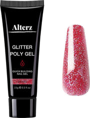 Alterz Polygel Glitter Fire - Polygel nagels - Polygel kleuren - Glitter - 15ml