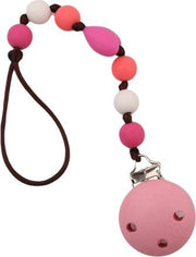 Baby speenkoord - speenketting roze