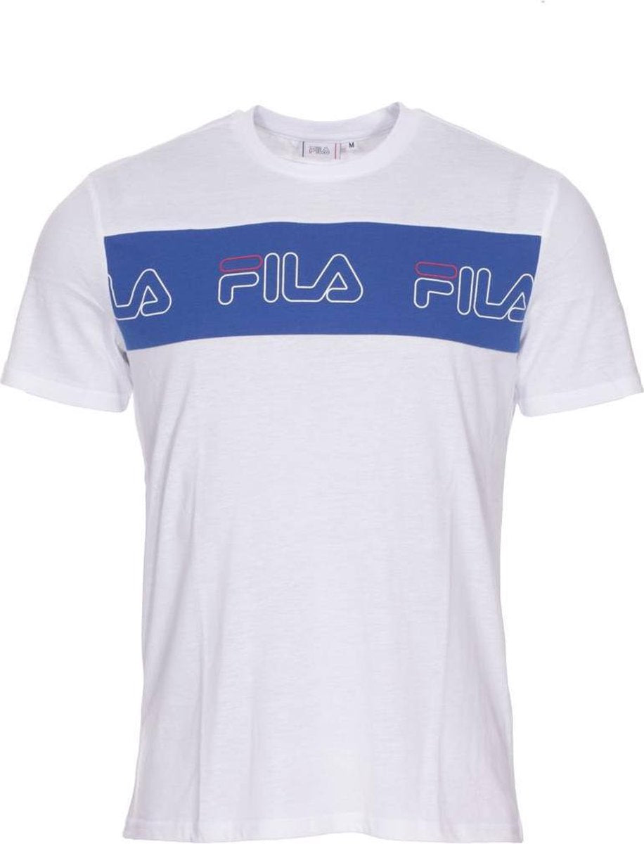 Fila - Heren Tee SS Man Aki Tee - Wit - Maat S