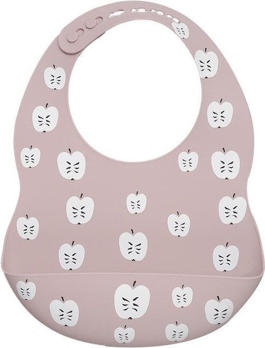 JillyBee - Siliconen Slabber - Siliconen - Slabber - Appels - Oudroze - Roze - Wit