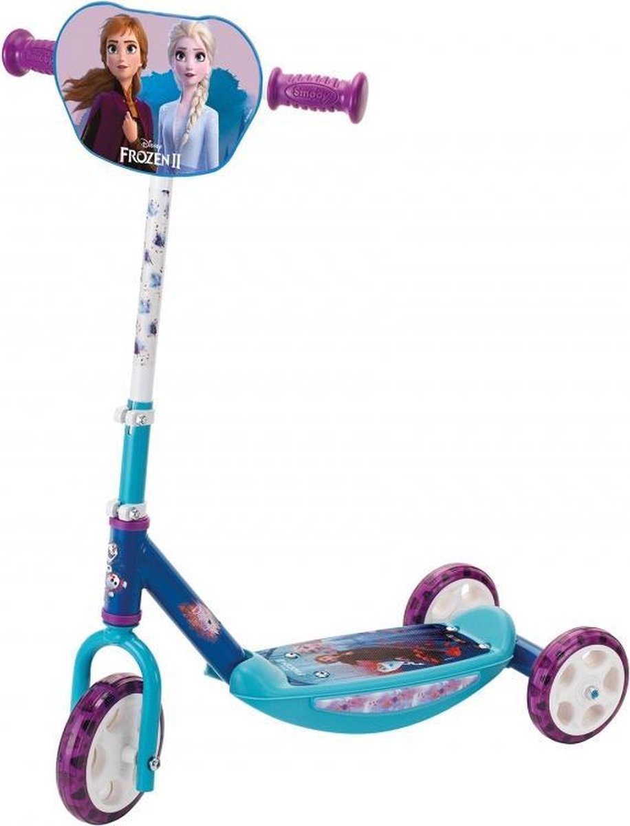 Smoby Kinderstep Disney Frozen Junior 3-wiel Aluminium Blauw/paars