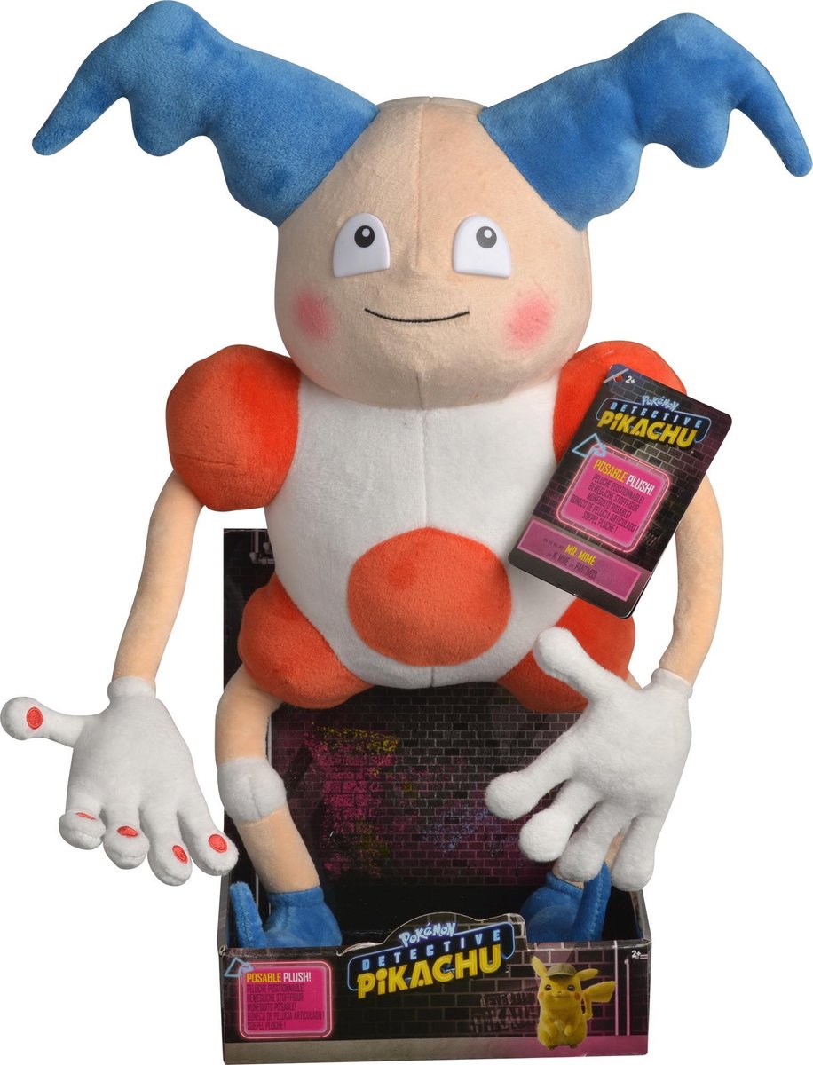 Detective Pikachu Beweegbare Pluche - Mr. Mime 30 cm