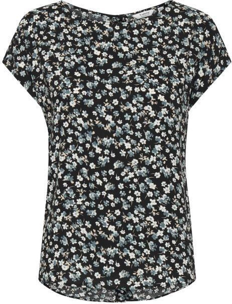 b.young ByIdra SS Blouse - Black Mix