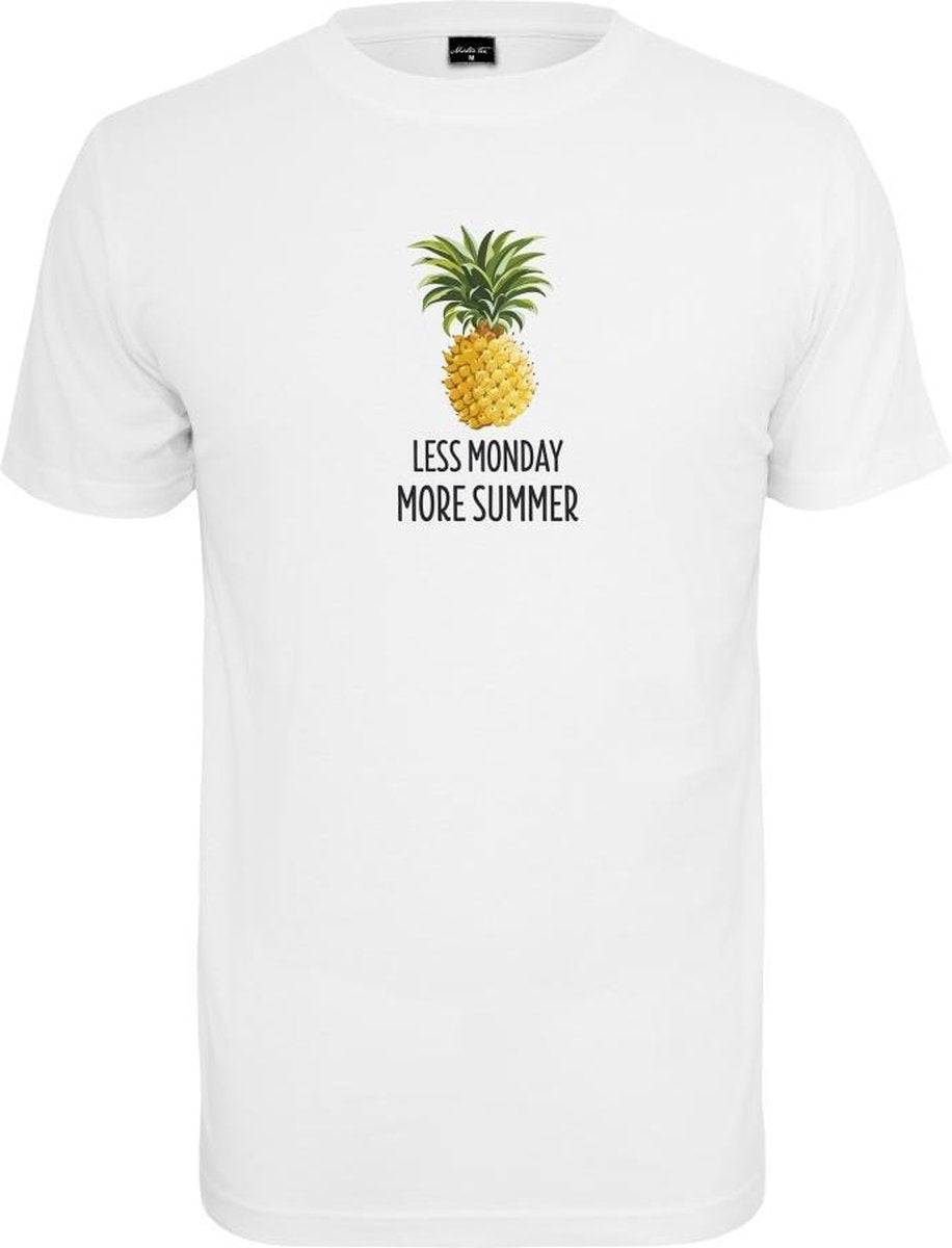 Urban Classics Dames Tshirt -S- Less Monday Wit