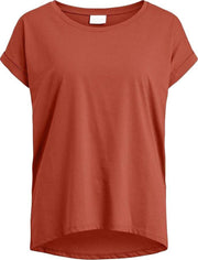 Vidreamers Pure T-shirt/su-noos 14025668 Burnt Henna