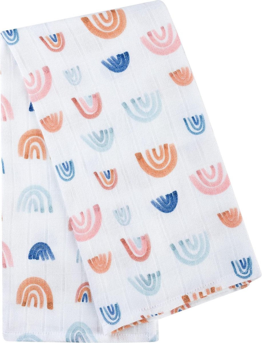 MyHummy® Bamboe Nappy - Regenboog - 46/46