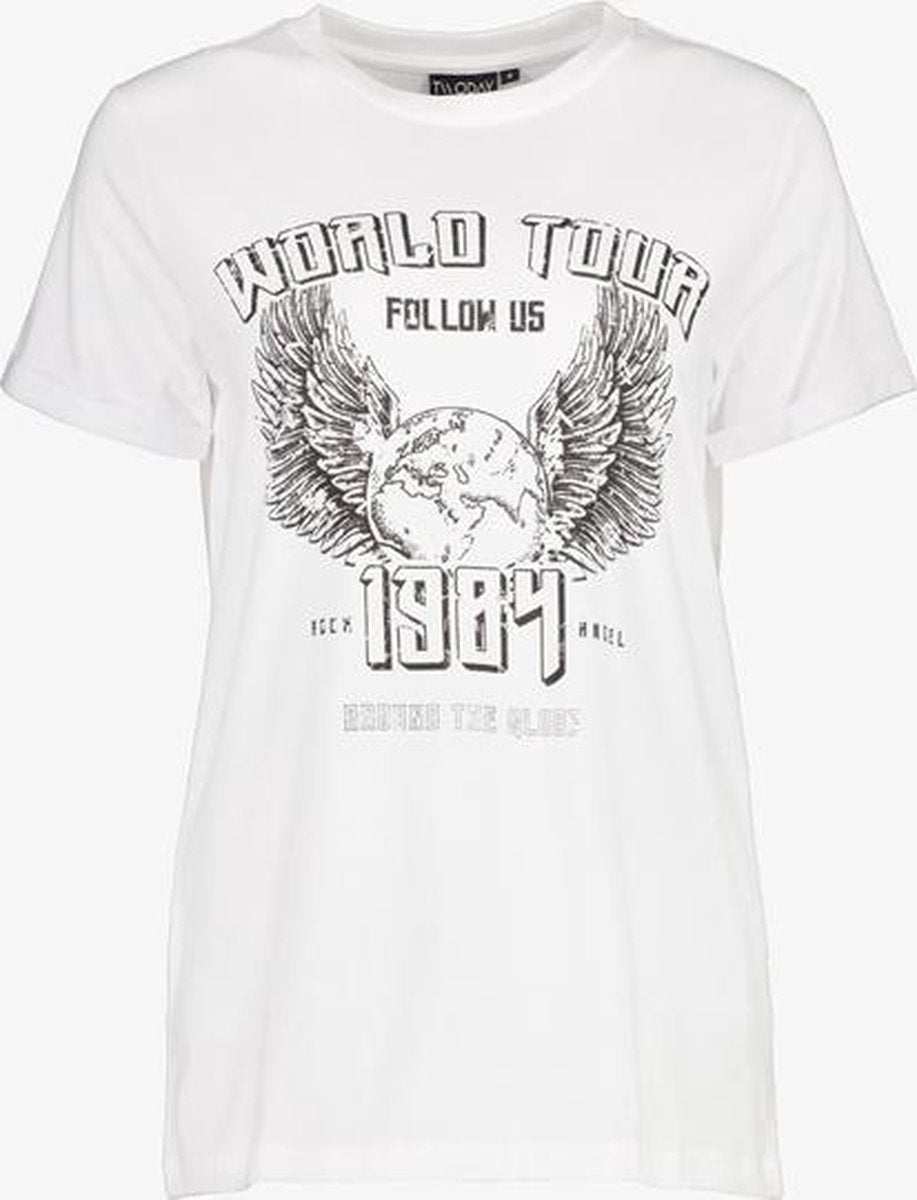 TwoDay dames T-shirt - Wit - Maat XL
