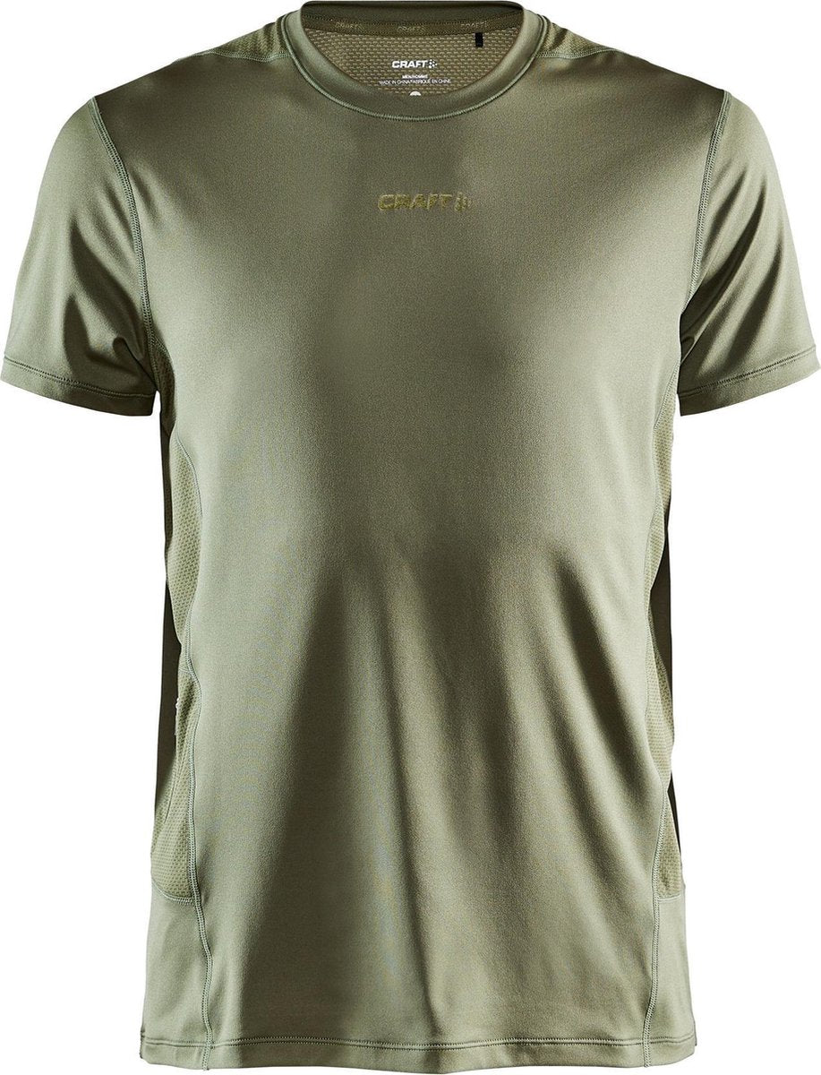 Craft ADV Essence SS  Sportshirt - Maat XXL  - Mannen - donker groen