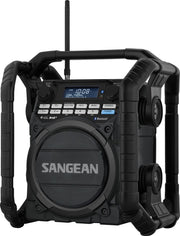 Sangean U-4-Draagbare Bouwradio DAB+ en Bluetooth - Zwart