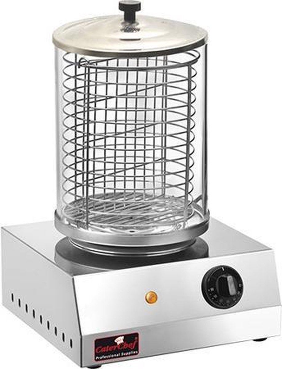 Caterchef worstenwarmer voor hotdogs