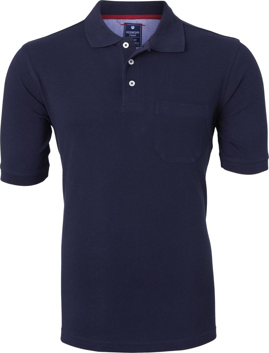 Redmond regular fit poloshirt - marine blauw -  Maat: 3XL