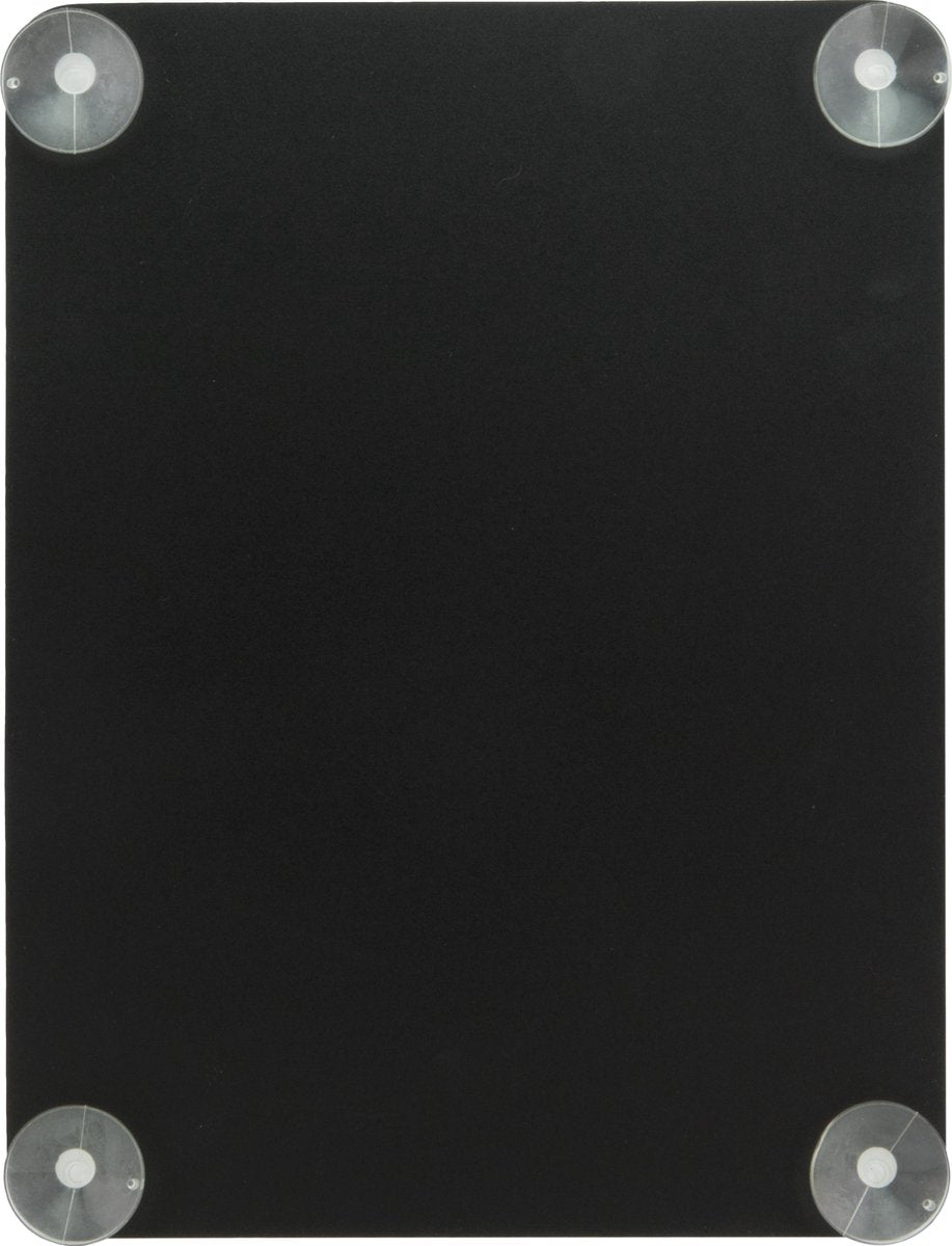VITRINE KRIJTBORD A4 ZWART