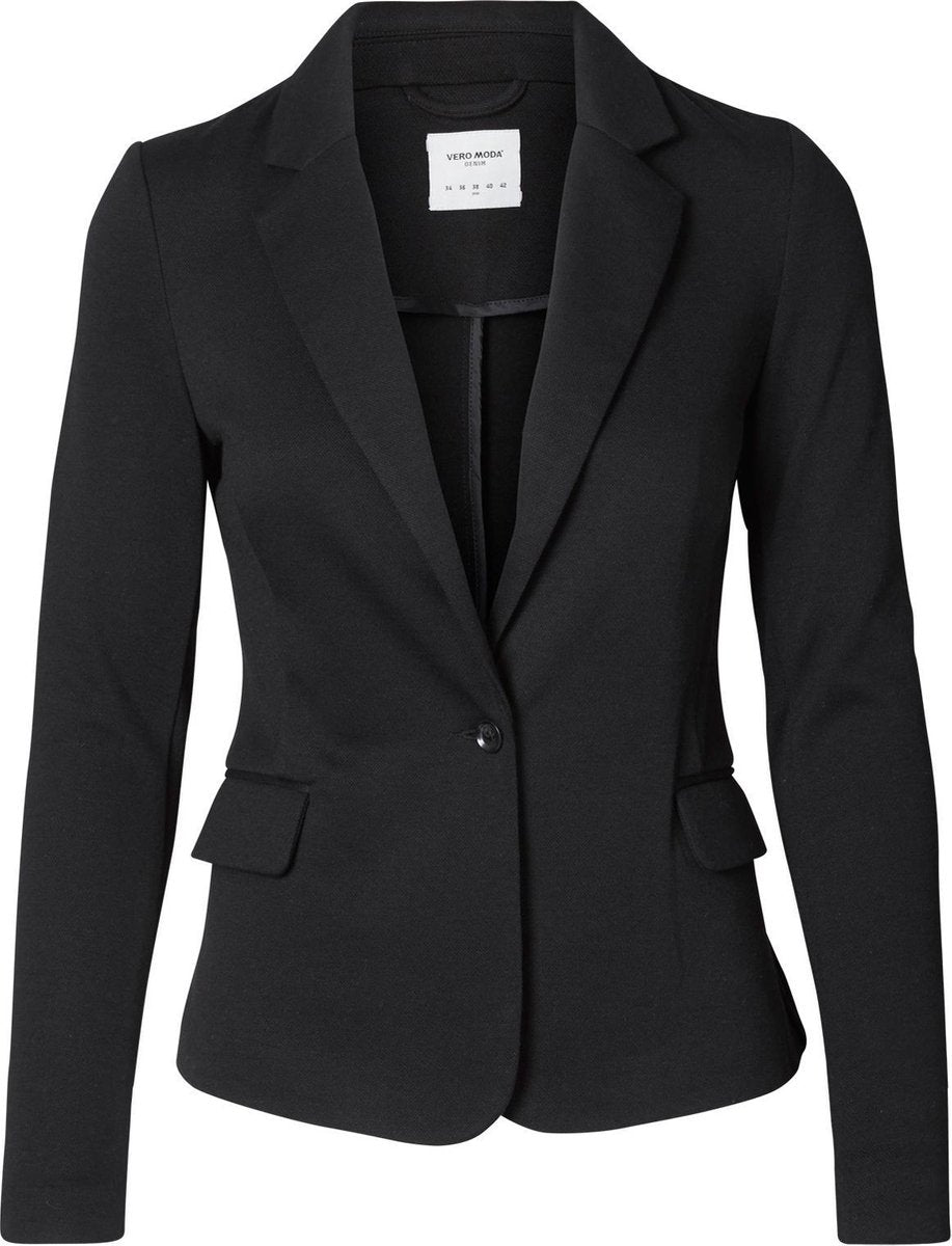 VERO MODA VMJULIA LS BLAZER DNM NOOS Dames Blazer - Maat 42