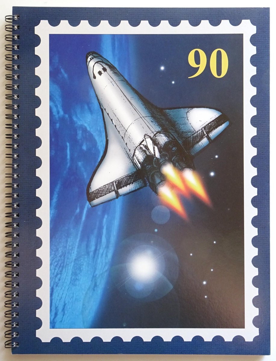 Postzegel Insteekboek Spaceshuttle
