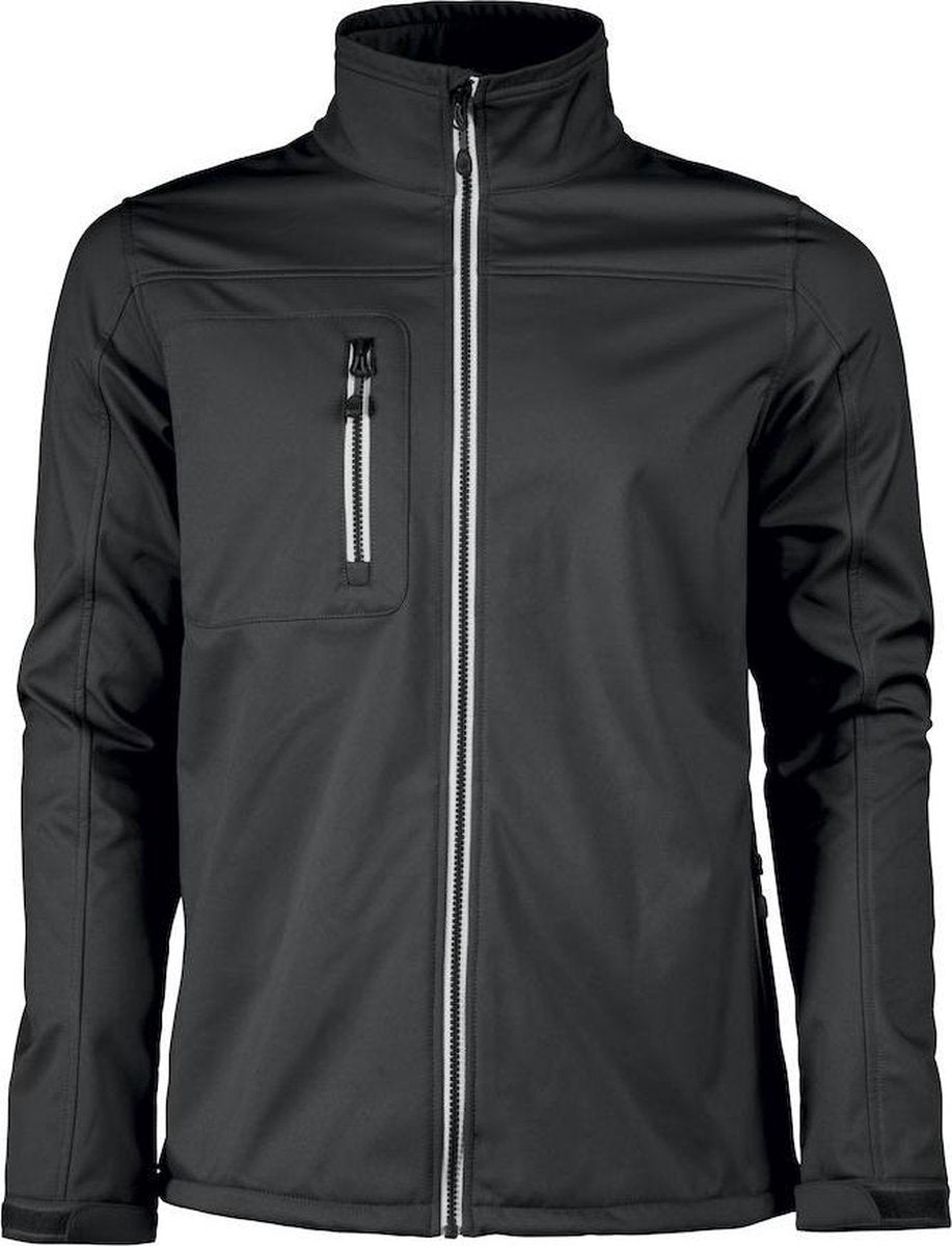 Printer Softshell Jas Vert 2261049 Zwart - Maat 5XL