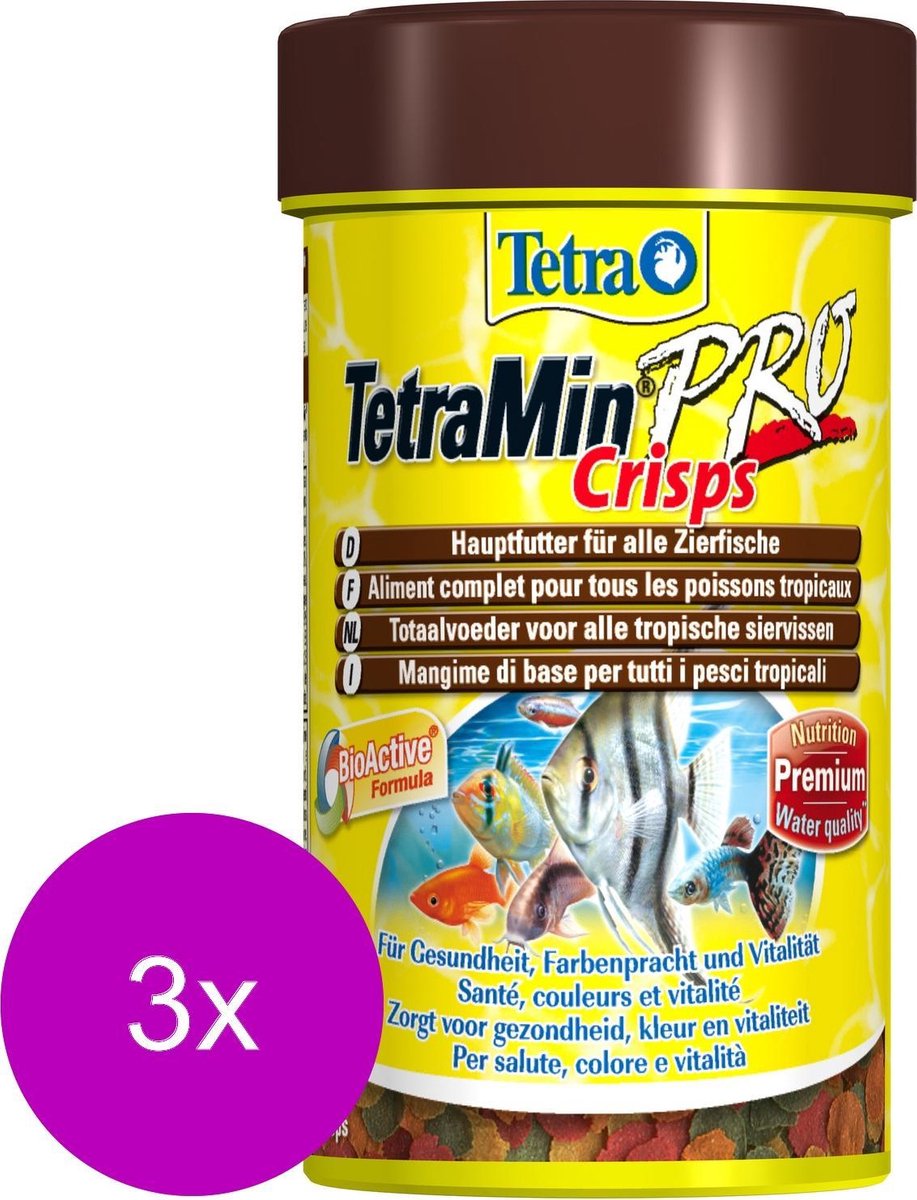 Tetra Tetramin Crisps - Vissenvoer - 3 x 100 ml
