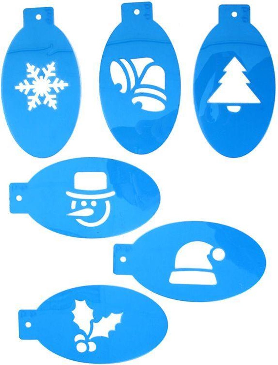 PXP Professional Colours sjabloon Kerst 6 stuks