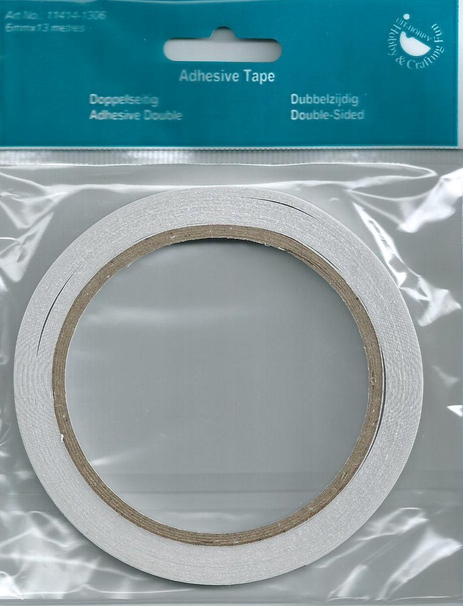 Simple Art Hobby & Crafting Fun! Dubbelzijdigtape/plakband 6 mm breed lengte 13 meter