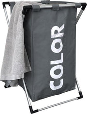 Wasmand opvouwbaar - 50L - Donkergrijs