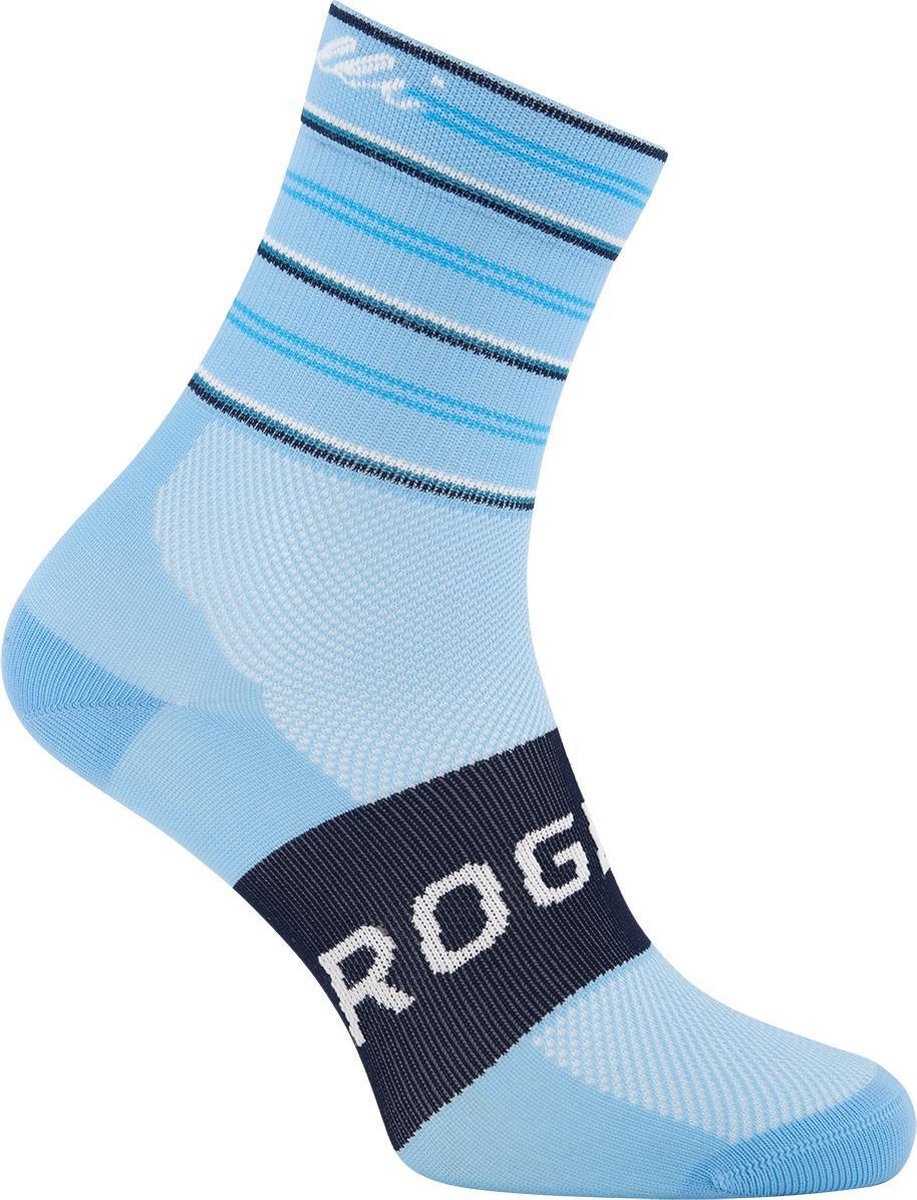 Rogelli Ds Wielersok Stripe Blauw 40-43