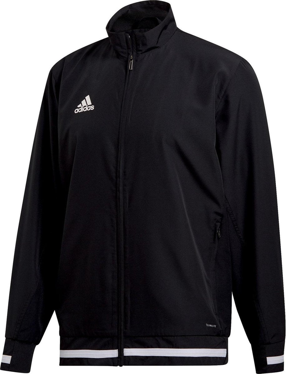 adidas T19 Woven  Sportjas - Maat XL  - Mannen - zwart/wit