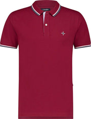 Haze&Finn Polo Korte Mouw Rhubarb (MC15-0300 - Rhubarb)