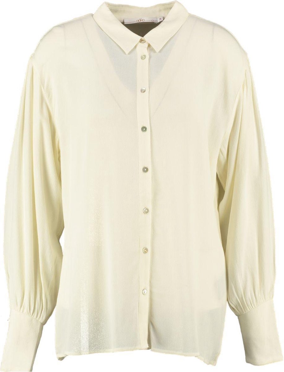 Aaiko soepele oversized ecru blouse viscose - valt ruim - Maat L