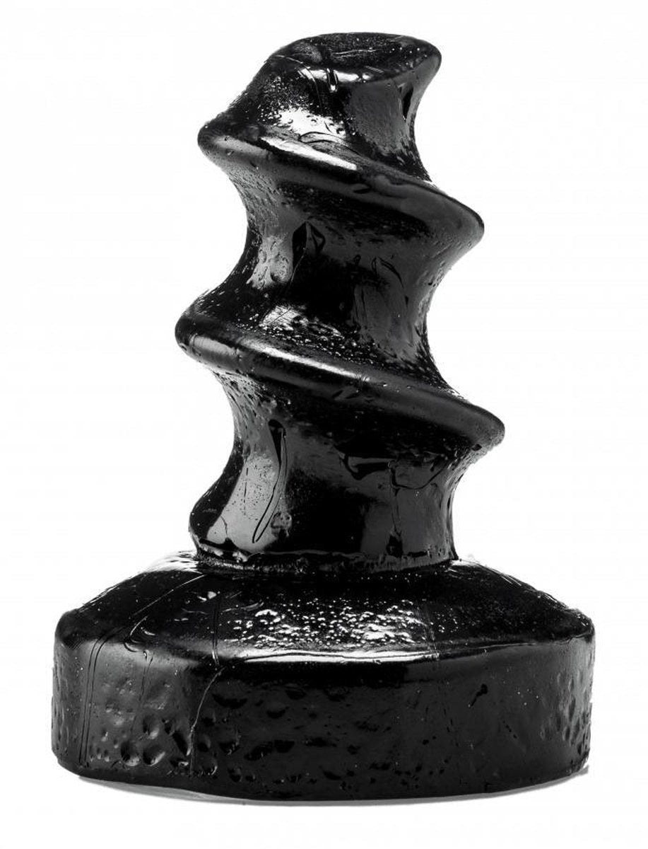 XXLTOYS - Cooper - Plug -Inbrenglengte 6.5 X 4 cm - Black - Uniek design Buttplug - Stevige Anaal plug - Made in Europe