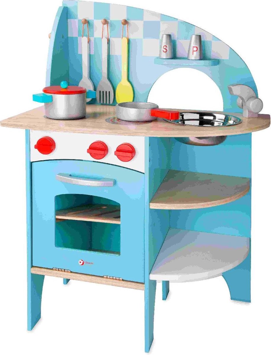 Classic World Keuken - Blauw - Hout