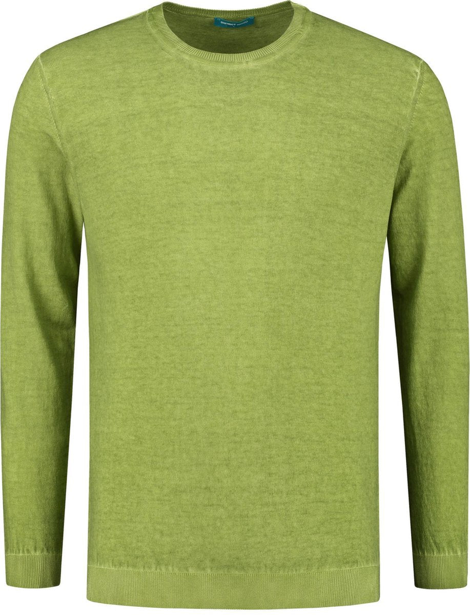 District Indigo Pullover Ronde Hals Groen (7.11.501.501 - 078)