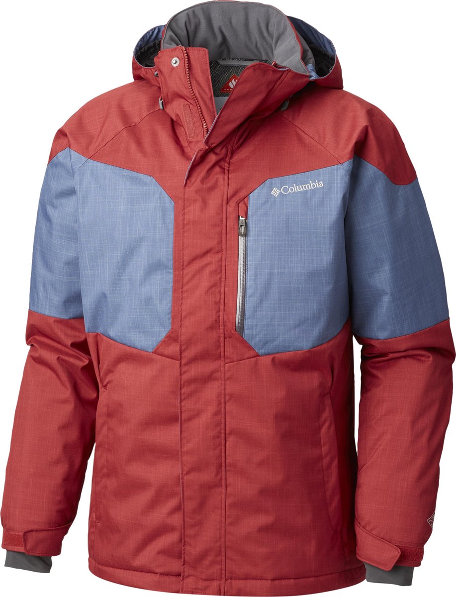 Columbia Alpine Action Wintersportjas - Heren - Red Element / Dark Mountain