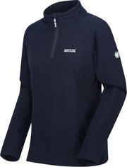 Kenger Fleece met honingraatpatroon en halve rits van Regatta voor Dames