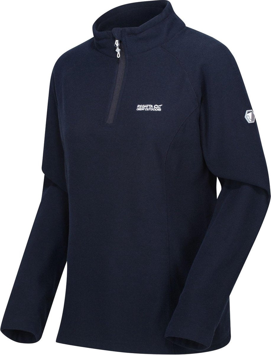 Kenger Fleece met honingraatpatroon en halve rits van Regatta voor Dames